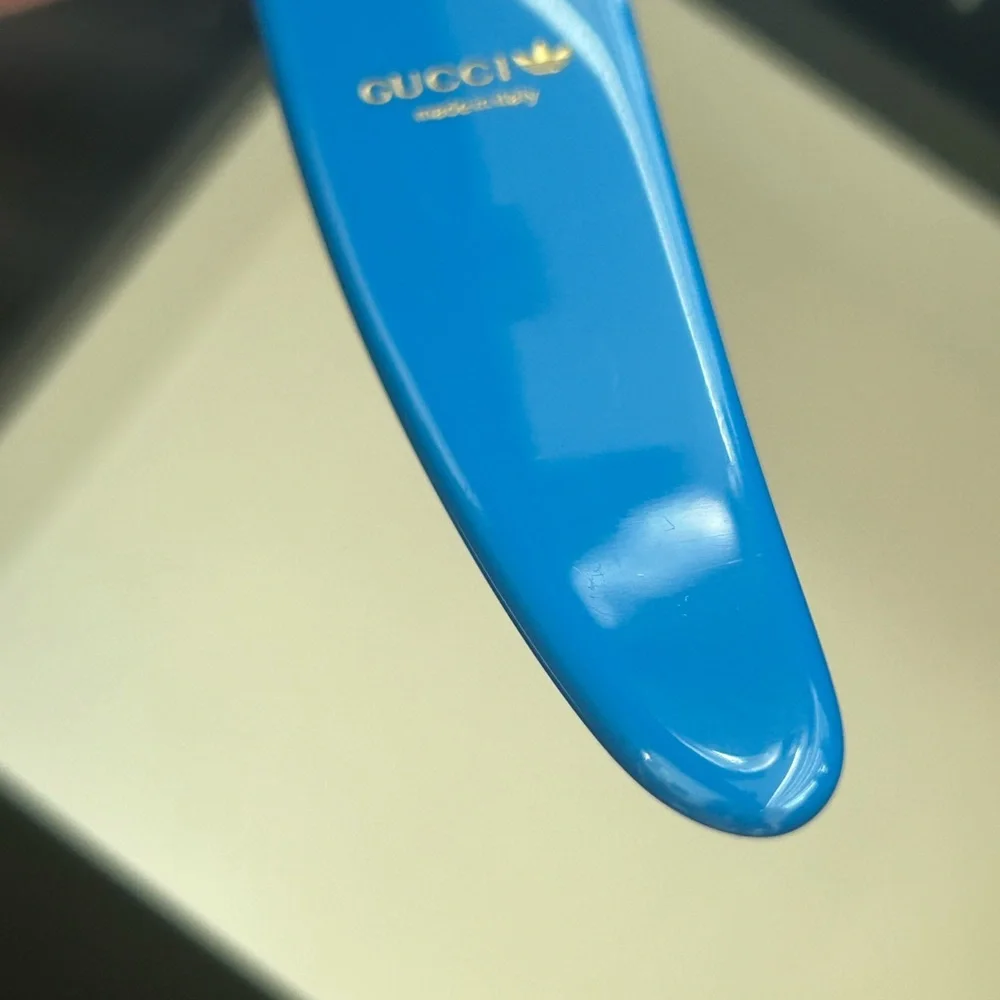 Gucci adidas headband NWT blue